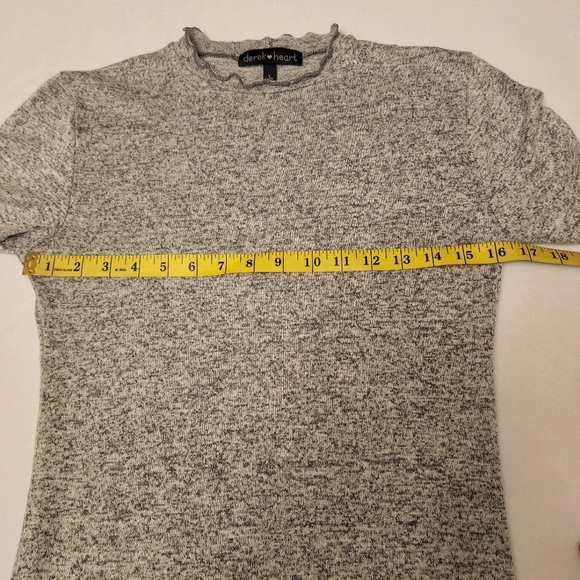 Gray Knit Sweater Dress - Picture 9 of 12